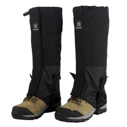 Unisex Outdoor Snow Leg Gaiters, Waterproof Breathable Anti-Sand Protective Leggings