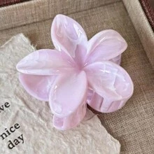 1/2pcs Tie Dye Hydrangea Claw Clip Fashion Hair Accessory For Women Accessories