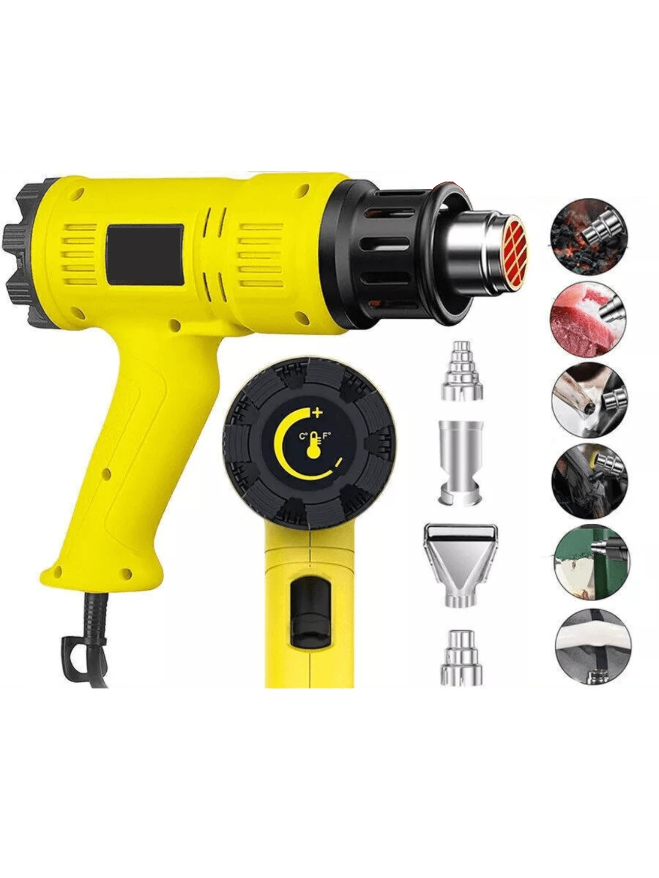 Heat Gun Heat Gun Kit Heavy Duty Hot Air Gun 1800W 110V Heat Gun For