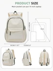 Schultasche Schulrucksack für Mädchen, leichte Schultaschen für Mädchen im Teenageralter, wasserdichter Schulrucksack für College-Schule, Mädchen, Jungen, lässiger Rucksack, Dayback Damen