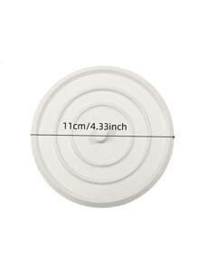 1 Nút chặn bồn rửa chén hút phẳng, Nút chặn bồn tắm bằng silicon, Nút xả tóc bằng silicone, Nắp hút phẳng cho vòi hoa sen, phòng tắm, bồn tắm, bồn rửa, dụng cụ phòng tắm - trắng - Xem 8