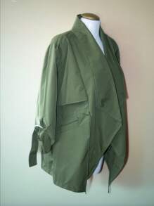 Gabardina Romina - Verde militar - Ver 4