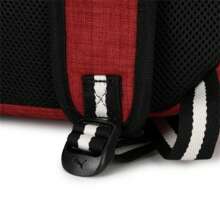 Puma Mochila deportiva de gran capacidad, mochila escolar unisex - Azul claro rojo grande - Ver 3