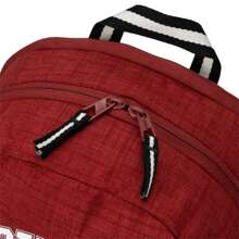 Puma Mochila deportiva de gran capacidad, mochila escolar unisex - Azul claro rojo grande - Ver 4