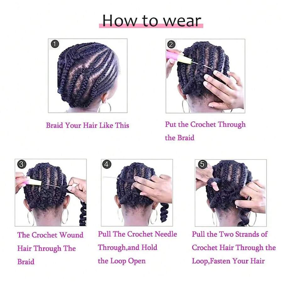 10 Strands/Lot Blonde Dreadlock Extensions For Women & Men 6/8/12 Inch