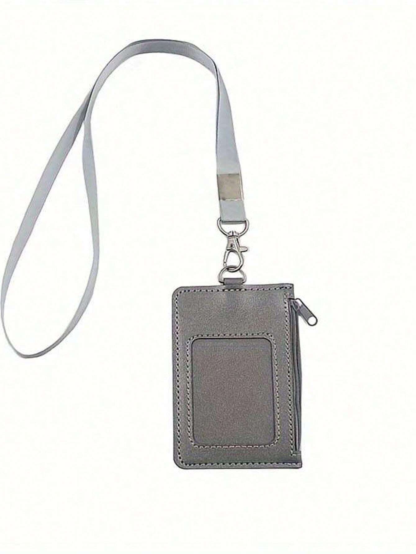 Zipper Card Holder With Multiple Card Slots For Student ID Employee ID