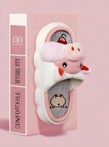 Pantuflas de mujer cómodas y antideslizantes, ideales para estar en casa. Pantuflas informales de casa para mujer, cómodas y versátiles