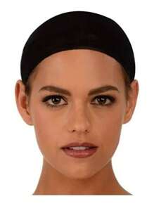 Kit 6 Nero Cap For Hairstyle To Last Longer When Sleeping Anti-Frizz Half Wig Cap - Negro - Ver 4