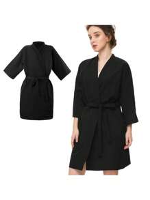 1pc Beauty & Haircare Specialty Smock, Waterproof Hair Salon Coloring/Cutting Apron, Adjustable & Breathable Fabric Hairstylist Gown - Haircare, Dyeing, Trimming, Spa Tools & Accessories,Hair Tools,Hair Products And Accessories For Barber Salon Beauty Travel Essentials