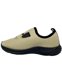 Easy-Fit Kit For Children And LED Digital Watch, Super Light And Comfortable Children's Sneakers, Non-Slip Sole - 駝色 - 查看 4
