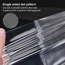 500 cm Bolsas de almacenamiento de alimentos frescos - 1 rollo de bolsas de vacío para alimentos - Máquina de sellado al vacío para preservar los alimentos frescos por mucho tiempo - La bolsa de envasado al vacío es adecuada para todas las máquinas de envasado al vacío, almacenamiento, organizador, cocina, viaje, artículos de cocina, utensilios de cocina, cosas de cocina.