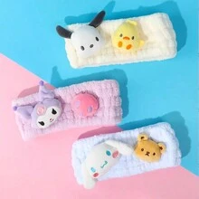Miniso Sanrio Cinnamoroll Thickened Water-Absorbent 3D Stereoscopic Hair Band, A Convenient Choice For Bathroom Skincare(1 PC)
