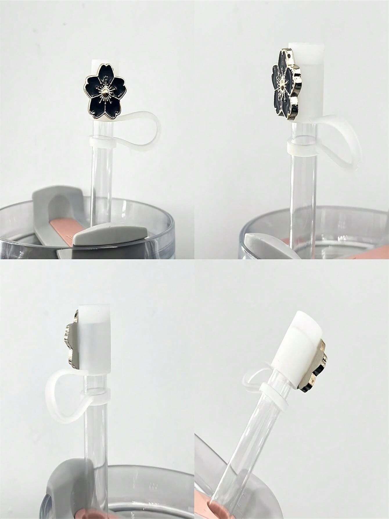 The New Xiaoxiang Series Straw Cap Can Be Reused Water Cup Soft Rubber