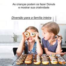 7-Hole Donut Making Machine 110 Or 220v - Hồng - Xem 2