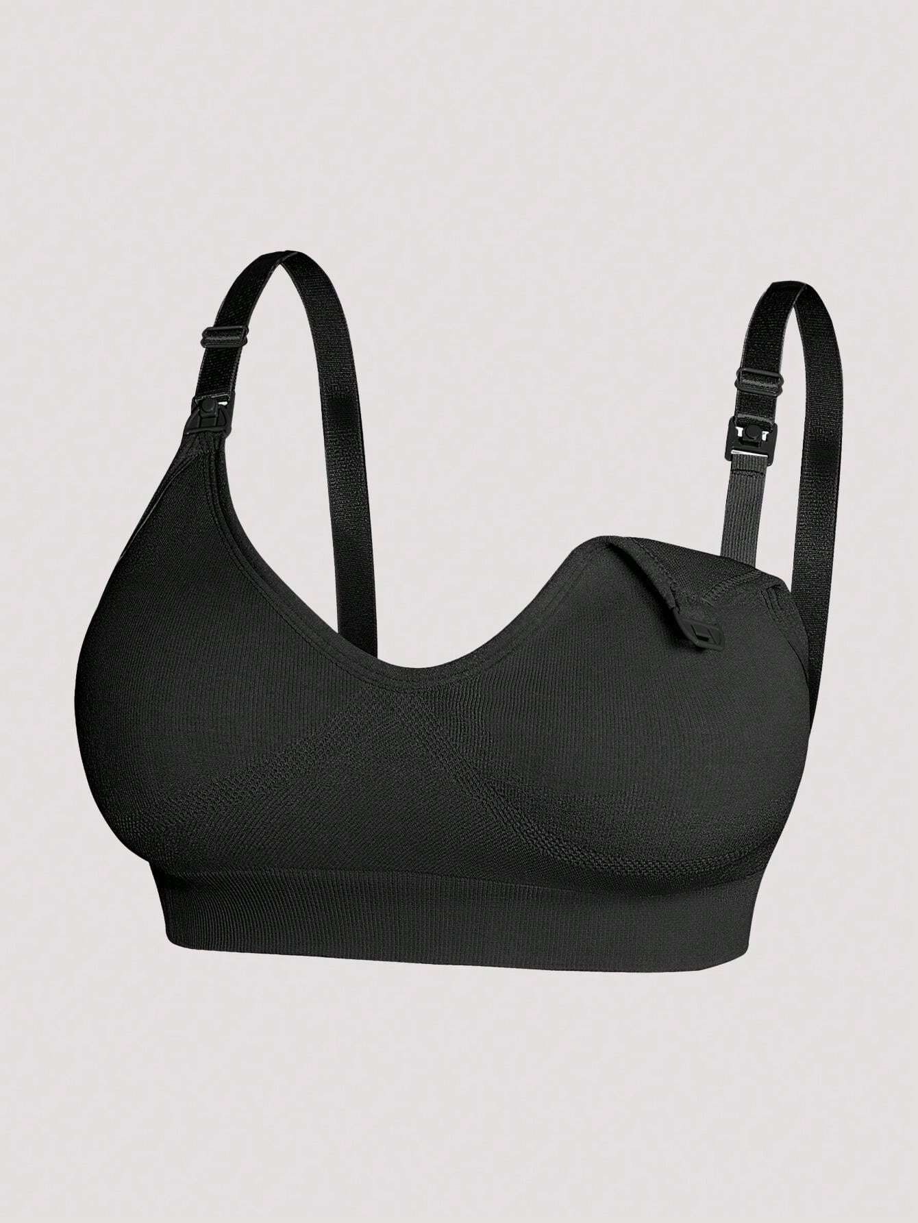 2pcs Maternity & Nursing Seamless Lace Wireless NoBuckle Breastfeeding