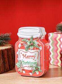 1 件 - 圣诞锡盒、带盖金属罐、姜饼人、圣诞树、汽车图案、圣诞快乐、节日快乐、圣诞老人饼干字母、圣诞礼物、圣诞节节日礼盒、圣诞节和新年派对用品、圣诞节情人节 - 彩色 - 查看 7