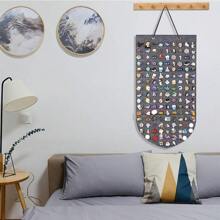 قطعة واحدة من حامل دبوس إبرة الصنارة بشكل جداري رمادي اللون لحفظ وعرض دبابيس الأزرار والقبعات، حامل لاستقبال ما يصل إلى 141 دبوس. مثالي للعودة إلى المدرسة اليوم الوطني سعودي توزيعات العودة الى المدرسة