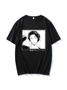 Anime  Vintage T-Shirt Unisex 100% Cotton Streetwear New Release Shipping Various Colors!! - màu đen - Xem 1