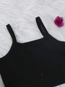 3 pezzi Set casual sportivo quotidiano per ragazze, inclusi: Felpa con cappuccio con stampa a lettere e orlo asimmetrico, pantaloni con vita elastica e stampa colorblock, top canotta monocromatico, per autunno/inverno