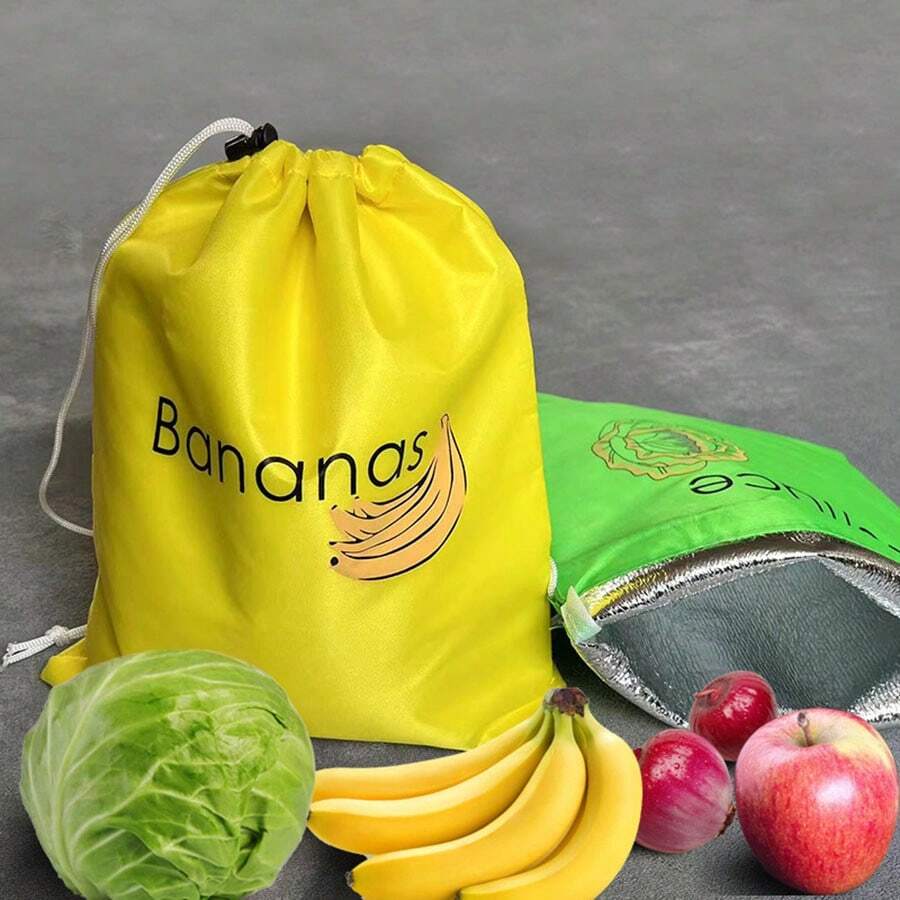 Banana Fruit Vegetable Preservation Bag, Keeps Produce Fresh, Washable, Lightweight & Durable, Kitchen Fruit & Vegetable Storage Bag, Kitchen Supplies