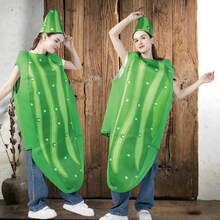 番茄蔬菜服装，搞笑派对服装，万圣节化妆舞会舞台表演 - 彩色 - 查看 6