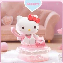 Miniso Sanrio Hello Kitty 50 周年系列盲盒，独家复古设计，优质 PVC 工艺，非常适合展示和生日礼物（1 个，随机发货） - 彩色 - 查看 2