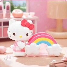 Miniso Sanrio Hello Kitty 50 周年系列盲盒，独家复古设计，优质 PVC 工艺，非常适合展示和生日礼物（1 个，随机发货） - 彩色 - 查看 4