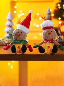 Lebkuchenmann Figuren, Weihnachts-Lebkuchen Figur, LED Lebkuchen Dekoration, Feiertags leuchtende Dekoration, Lebkuchen Figur Dekoration zum Backen, süße Lebkuchen Dekoration, Weihnachtsbaum Hängedekoration, Winterurlaubs Haus Party Dekoration, Lebkuchen Figur, Weihnachtsbaum, Weihnachts Hängedekoration Heim Dekor Weihnachtsdekorationen Raumdekoration