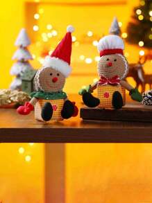 Lebkuchenmann Figuren, Weihnachts-Lebkuchen Figur, LED Lebkuchen Dekoration, Feiertags leuchtende Dekoration, Lebkuchen Figur Dekoration zum Backen, süße Lebkuchen Dekoration, Weihnachtsbaum Hängedekoration, Winterurlaubs Haus Party Dekoration, Lebkuchen Figur, Weihnachtsbaum, Weihnachts Hängedekoration Heim Dekor Weihnachtsdekorationen Raumdekoration