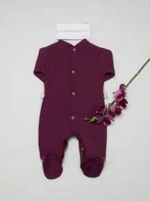 Baby Girls Rompers - 紫紅色 - 查看 10