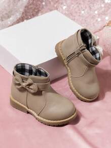 24pcs Low Vamp Boots For Girls, Stylish And Fashionable