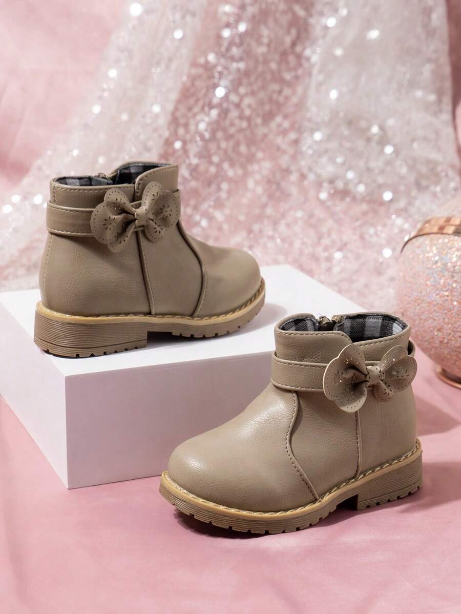 24pcs Low Vamp Boots For Girls, Stylish And Fashionable