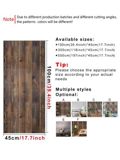 Roll Of Bruin Geel Coffee ed Wood Grain Imitation Wallpaper Retro Home ation. Kitchen Cabinets, Tables Chairs, Room Backgrounds, Renovations, DIY Impermeable, Anti Fouling Back To School Supplies, Halloween Renovation Stickers Peel Wand Panels, Paper, Wallpapers, ation Items Refresh Your Home, Rama Birthday Graduation view 2