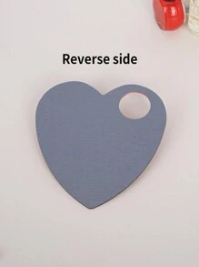 1pc Heart-Shaped Acrylic Makeup Palette, Can Be Used For Eyeshadow, Cream, Lashes, Nail Color Mixing, Create Delicate Makeup, Nail Art Color Blending Tray, Cosmetic Tool, Makeup Tool, Travel & Party,Makeup,Cheap,Room Decor,Vanity,Travel,Bedroom,Makeup Accessories,Cheap,Stocking Stuffers,Makeup,Makeup Tools,Cheap Stuff,Gifts,Gifts For Women,Christmas Gifts - Pink - View 6