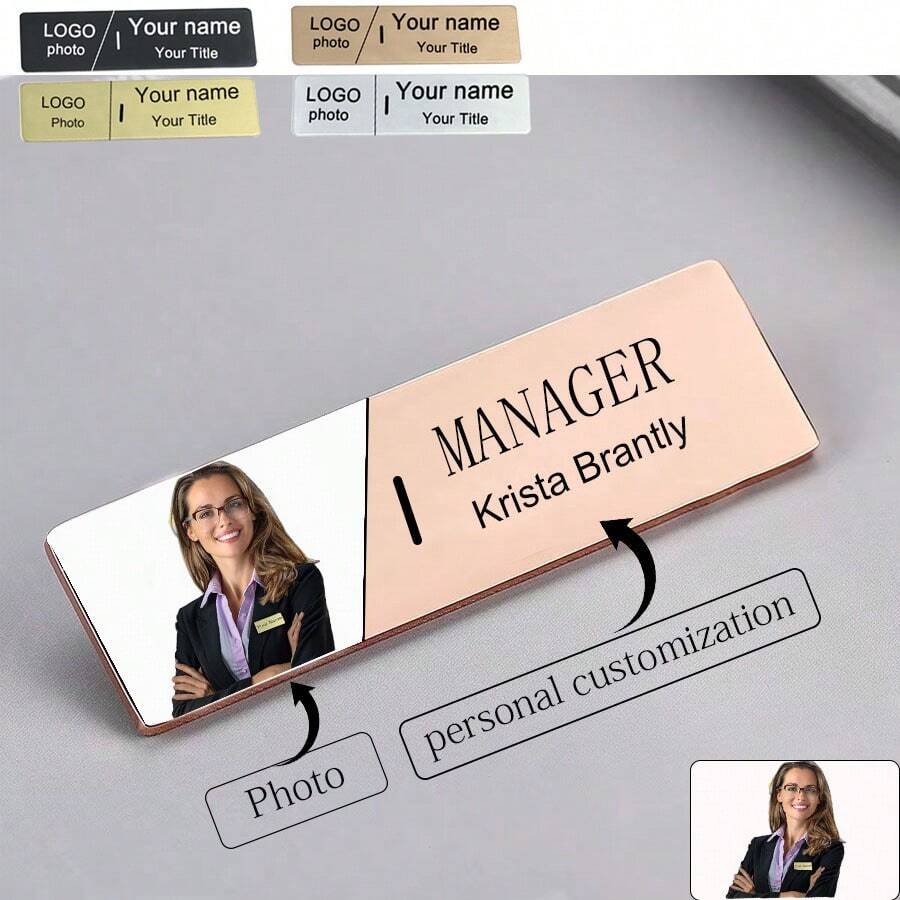 1 tấm biển tên cá nhân tùy chỉnh, biển tên doanh nghiệp khắc, huy hiệu, logo, chữ cái, khẩu hiệu, số có ghim khắc, thời trang không gỉ, cổ điển, hợp đồng, thời trang mùa thu, phong cách, unisex, tiền cũ tùy chỉnh, cá nhân hóa, độc đáo, tùy chỉnh quà tặng lý tưởng cho anh ấy gia đình, ông bà, trẻ em, bạn trai cho lễ tốt nghiệp, cho đám cưới, cho Giáng sinh, cho mùa đông, cho mùa thu/thu, cho những phát hiện ngày lễ, thời trang mùa đông, quà tặng Giáng sinh, đồ trang trí Giáng sinh, đồ trang trí Giáng sinh cá nhân hóa, quà tặng cá nhân hóa cho phụ nữ/nam giới, phụ kiện Giáng sinh - Nhiều màu - Xem 1