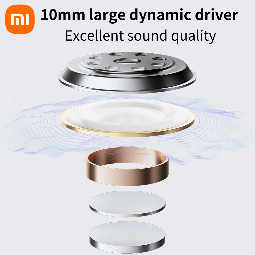 XIAOMI Redmi Buds 6 Play, driver dinamico da 10 mm, riduzione del ...