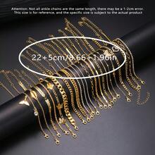 17 件/套优雅金色金属链脚链配蝴蝶、镂空和贝壳饰物，复古风格女士礼物，夏季和日常穿着配饰 - 金色 - 查看 2