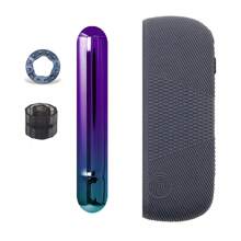 3-in-1-Set Stiftaufsatz Ring + Seitenabdeckung + Silikonhülle als Ersatzzubehör für IQOS ILUMA, Abdeckung, Haarzubehör, Raucher-Zubehör, zum Gebrauch von Verdampfern, Zigarettenaufbewahrung, Raucher-Verdampfer