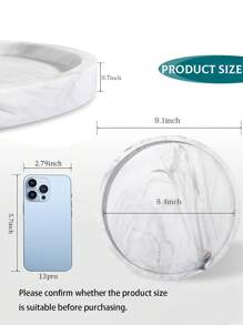 硅胶浴室梳妆台托盘 – 香水托盘、手巾托盘、乳液瓶架、马桶托盘、液体皂液器托盘 – 浴室和厨房台面托盘、浴室配件、房间装饰