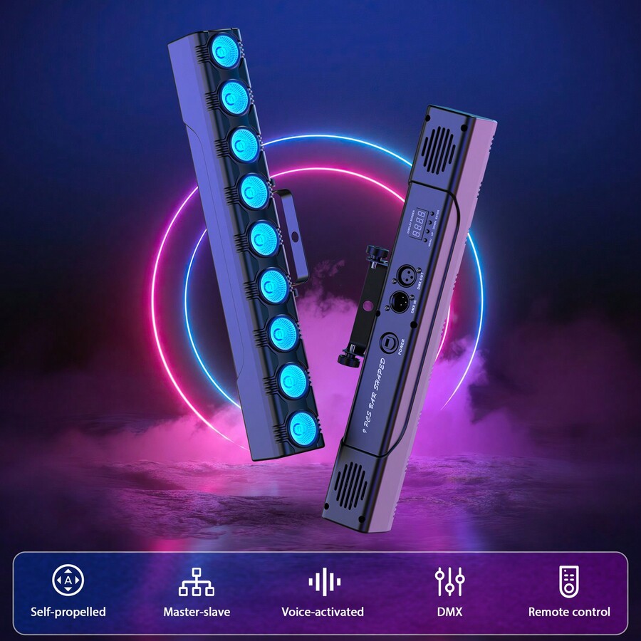 Wall Washer Light 9 * 4W RGBW LED With Remote Control Stage Lighting