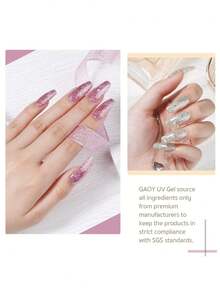 Gaoy 6 Pcs Gel Nail Polish Set - 3 - Baby Pink - View 3