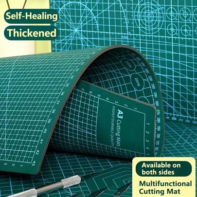 1pc Self-Healing Cutting Mat, Double-Sided Rotary Cutting Mat, 5-Layer Craft Cutting Board, Suitable For Office, School Supplies, Quilting, Paper Arts, Ceramics, Arts And Crafts.