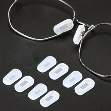 眼镜修理套件，眼镜鼻托修理套件，气室软硅胶鼻托，螺丝刀套装和螺丝帽，微型螺丝，螺丝刀，适用于修理大多数款式的眼镜女士眼镜配件 - A配件 - 查看 17