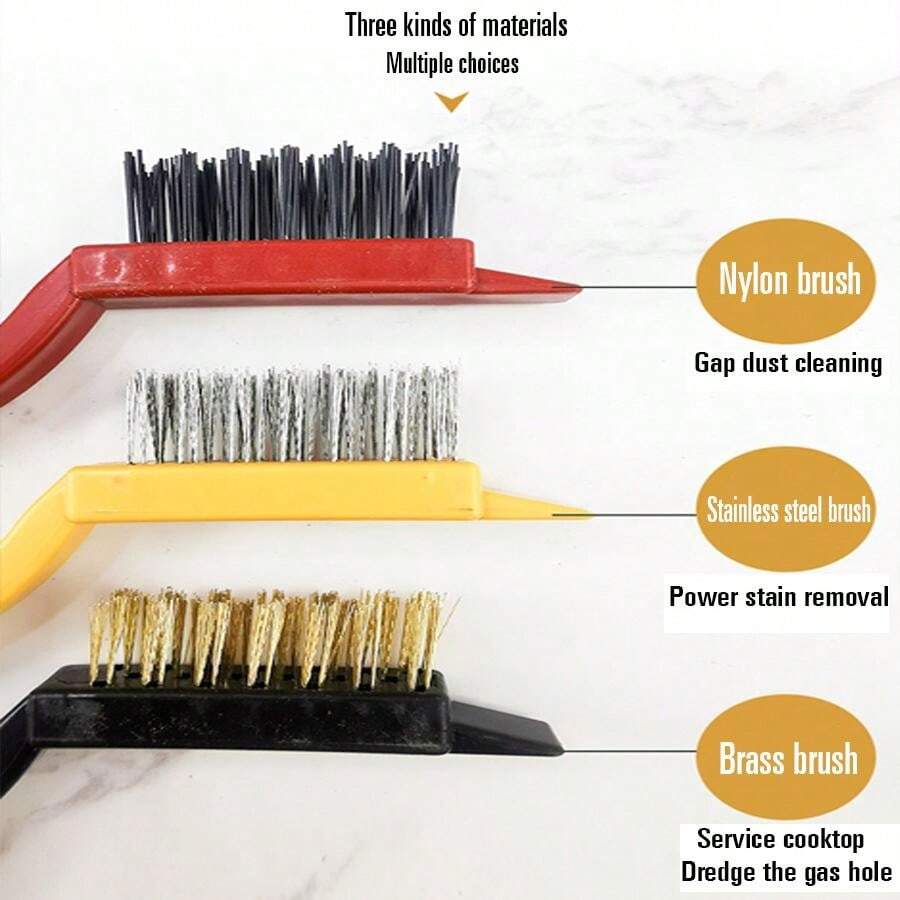 Kitchen Stove Brush, Gas Stove Cleaning Brush, MultiPurpose Degreasing