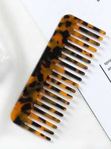 1 pezzo Pettine per capelli in stile giapponese, nuovo, colore rosa, in fibre di acetato, a denti larghi, antitstatico, spazzola per massaggiare i capelli, accessorio da viaggio per parrucchiere, adatto per viaggi di lavoro, camera da letto, uso domestico, regalo per parenti, amici, famiglia, ragazza - Multicolore - Visualizzare 7