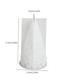 DIY 3D Christmas Tree Pine Ornament Silicone Molds Scented Candle Aromatherapy Gypsum Soap Resin Mould Crafts Gift Making Mold Home Decor