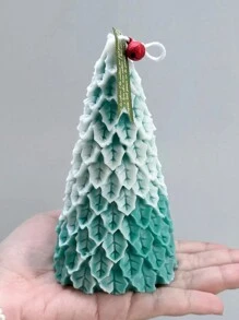 DIY 3D Christmas Tree Pine Ornament Silicone Molds Scented Candle Aromatherapy Gypsum Soap Resin Mould Crafts Gift Making Mold Home Decor