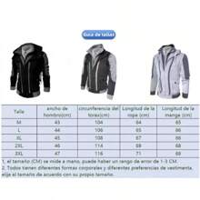 Chaqueta Informal Con Capucha Para Hombre Assassin's Creed - Gris Oscuro - Ver 2