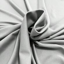 Helanca Light Mesh Fabric 1.80m Width For Curtain Party Decoration Tablecloth - Cinza Prata - 查看 2