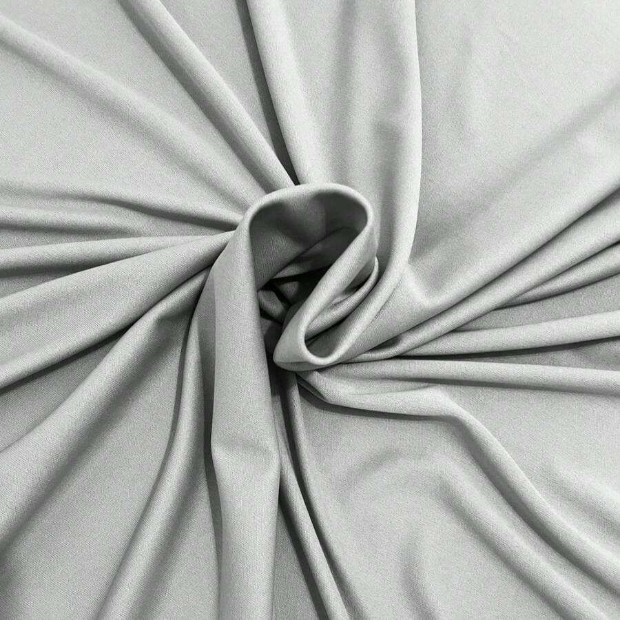 Helanca Light Mesh Fabric 1.80m Width For Curtain Party Decoration Tablecloth - Cinza Prata - 查看 1